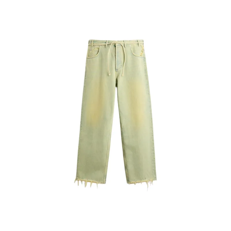 ZARA Jeans Men Yellow-0