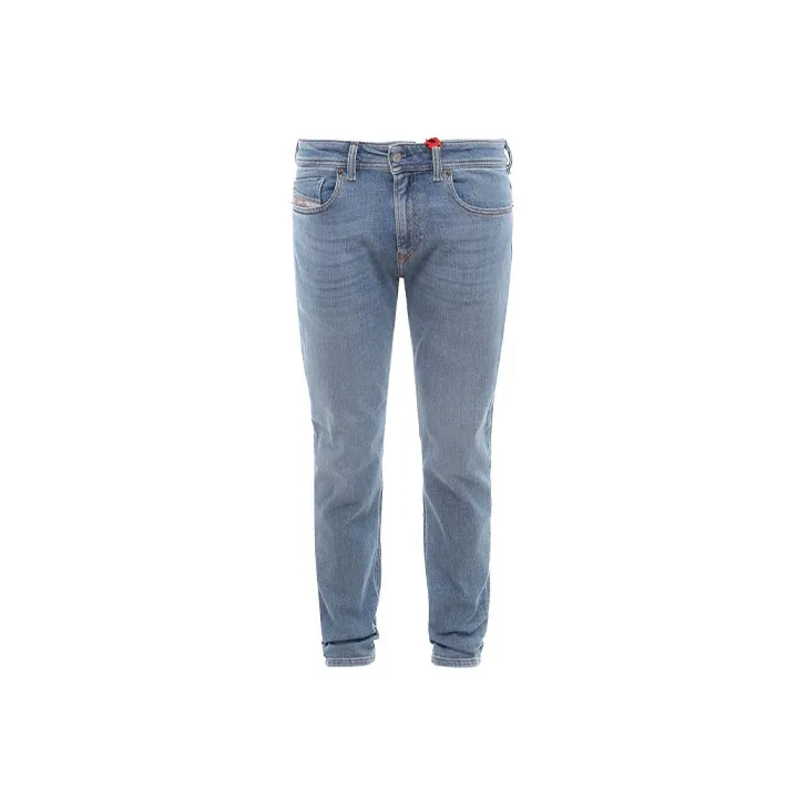 DIESEL Logo Patch Cropped Jeans-0