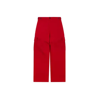 WE11DONE FW23 Cargo Pants Men's Red