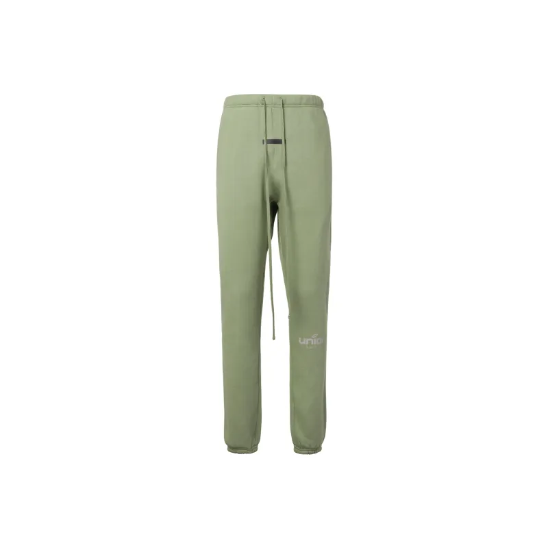 Fear Of God Essentials x Union LA FW21 Knitted Sweatpants Unisex Green-0