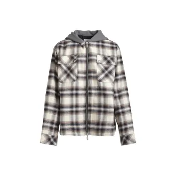 RHUDE Hooded Flannel Jacket