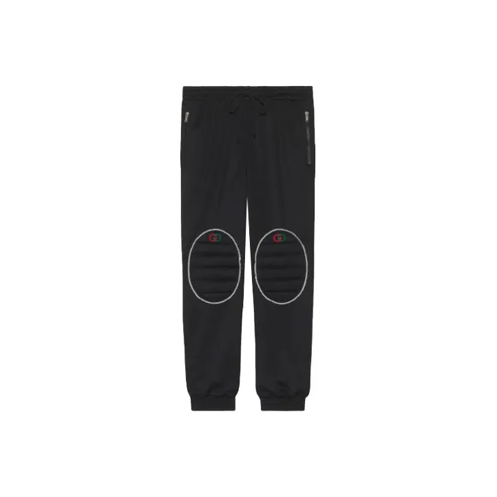 GUCCI Knitted Sports Pants Men's Black-0