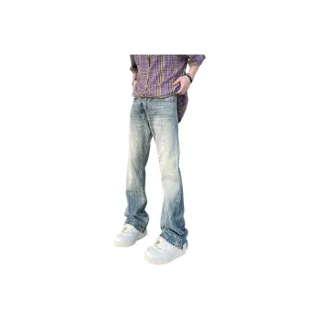 POLAR BEAR Denim Pants Unisex Blue