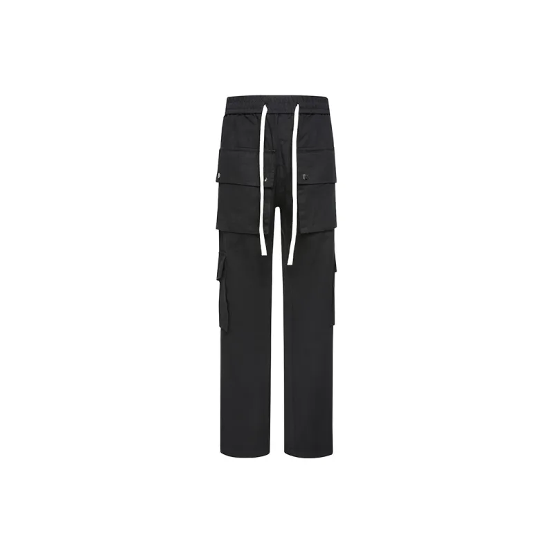 COOLALPACA Cargo Pants Unisex Black-0