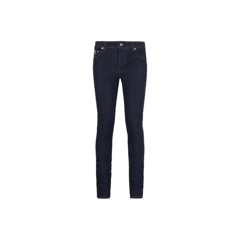 VERSACE JEANS COUTURE FW22 Slim Fit Pants Jeans Men's Dark Blue-0