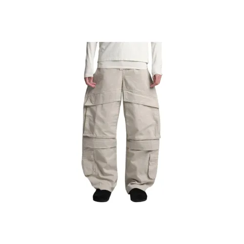 Shoes Studios FW23 Cargo Pants Unisex Gray White