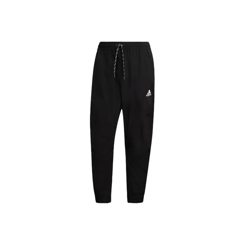 Adidas 3S Tape Wov Pt Knitted Sweatpants Men's Black-0