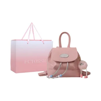 FCTOSSR PU Backpack Women's Black/Silver/Pink/Brown