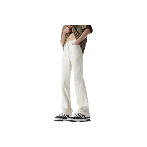 POLAR BEAR Jeans Unisex Ecru Stretch