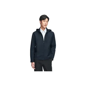 GOLDLION Small Shield, Flight Jackets & Coats Spring Fall Men's Navy Blue