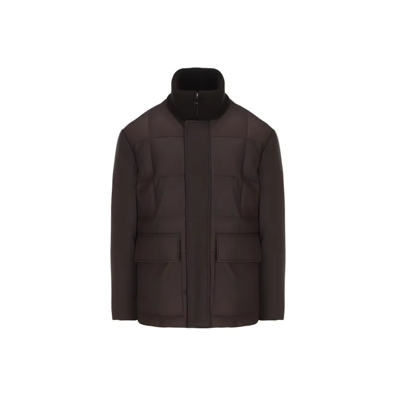 Loro Piana Leather Jackets Men Brown-0