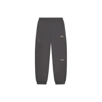 LiNing Sports Lifestyle Collection Sports Fashion Collection Knitted Sports Pants Men's Street Gray