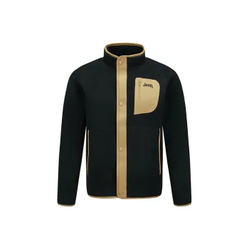 Jeep Double-Sided Polar Fleece Jacket With Velvet Long-Sleeved Coat Unisex