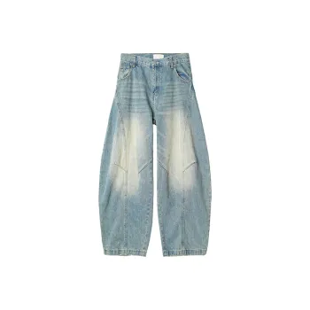 BRYAN JIMENEZ Jeans Unisex Ice Blue