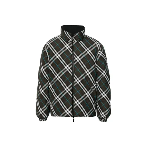 Burberry Checked Hooded Reversible Jacket