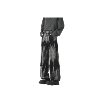 DANGERTIGER Jeans Unisex Black Gray