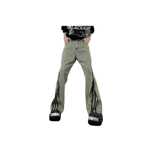 MGXEK Jeans Unisex Yellow Mud