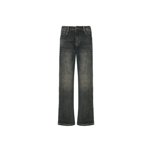 GTRG Jeans Unisex Dark Gray Blue