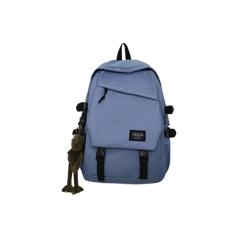 URBAN FOREST Nylon Backpack Unisex Blue/White/Black/Gray/Burgundy-0