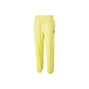 PUMA PUMA NJR Series Knitted Sports Pants Men's Yellow