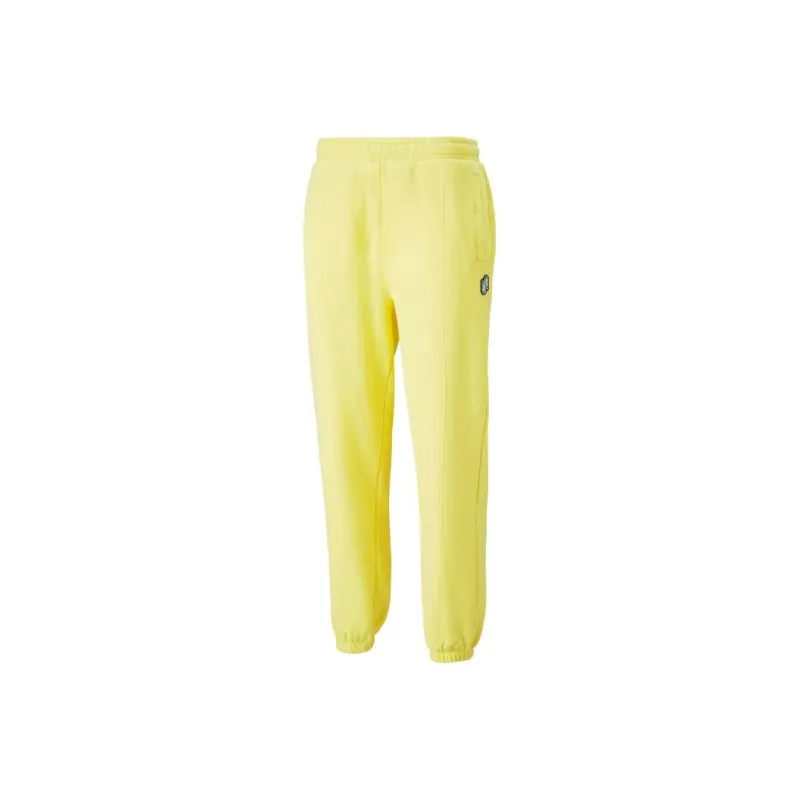 PUMA PUMA NJR Series Knitted Sports Pants Men's Yellow-0
