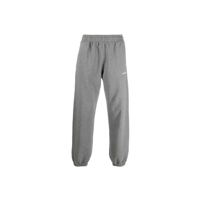 OFF WHITE FW22 Knitted Sweatpants Men Gray-0