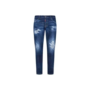 DSQUARED 2 Logo Patch Distressed Jeans