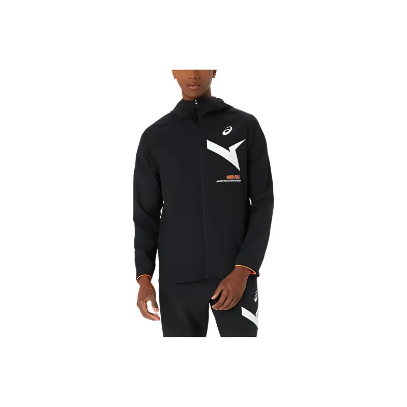 Asics A I M Jackets Coats Men's Black-0