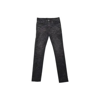 PURPLE-BRAND 3 Needle Wash Repair Jeans