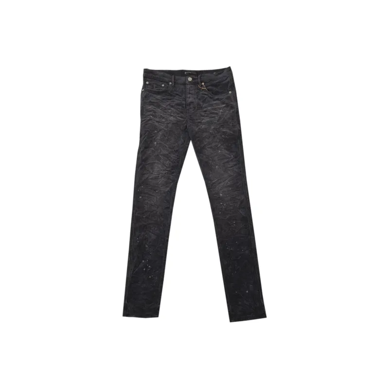 PURPLE-BRAND 3 Needle Wash Repair Jeans-0