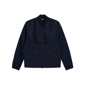 J.Lindeberg Diamond Tech Bomber Jackets & Coats Men's Marine Blue