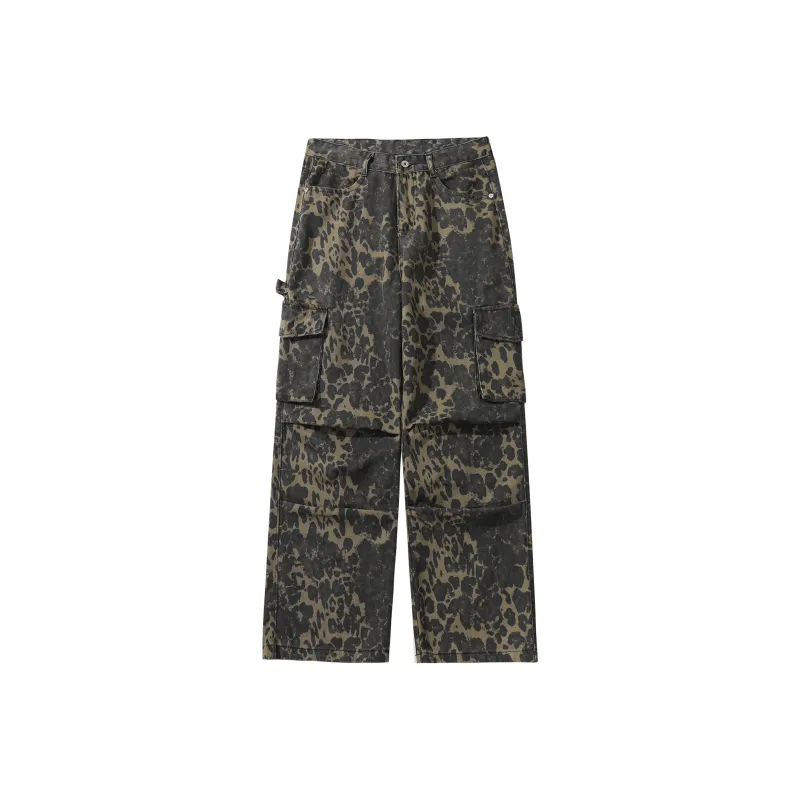 Pepe The Frog Jeans Unisex Leopard Print-0