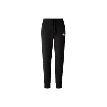 Canada Goose Knitted Sports Pants Men's Black