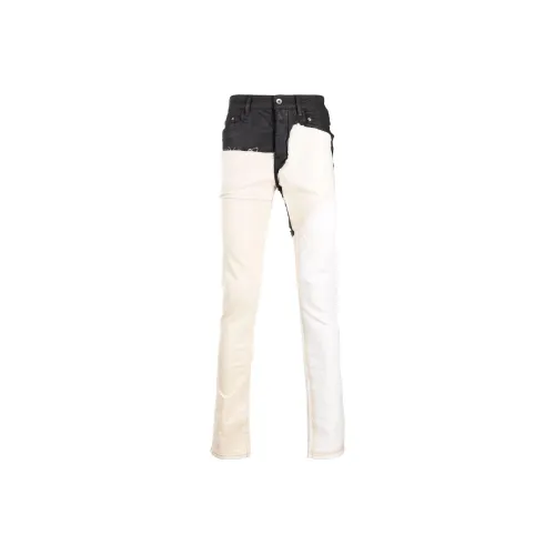 Rick Owens DRKSHDW Jeans Men White & Black