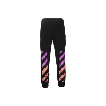 OFF WHITE SS21 Knitted Sports Pants Men's Black