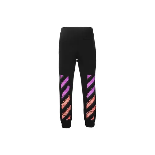 OFF WHITE SS21 Knitted Sports Pants Men's Black