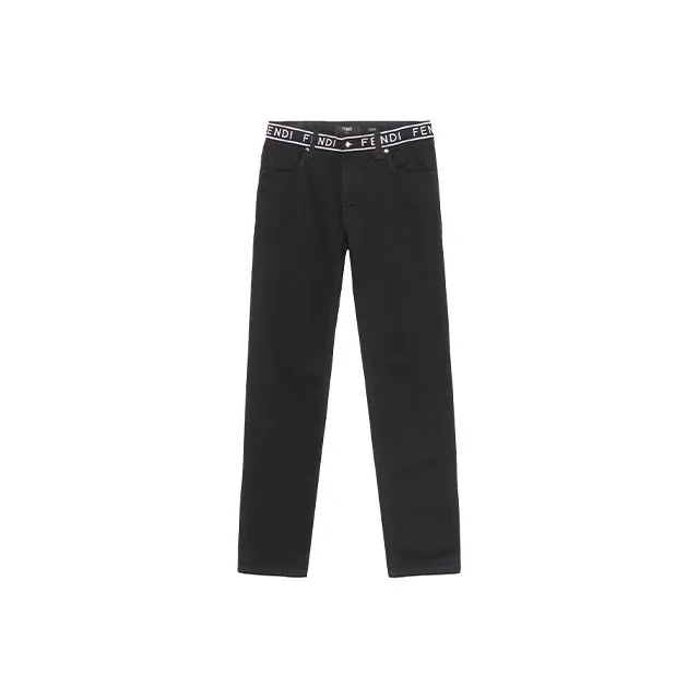 FENDI Jeans Men Black-0