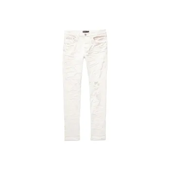 PURPLE BRAND Optic Knee Blowout Skinny Jeans