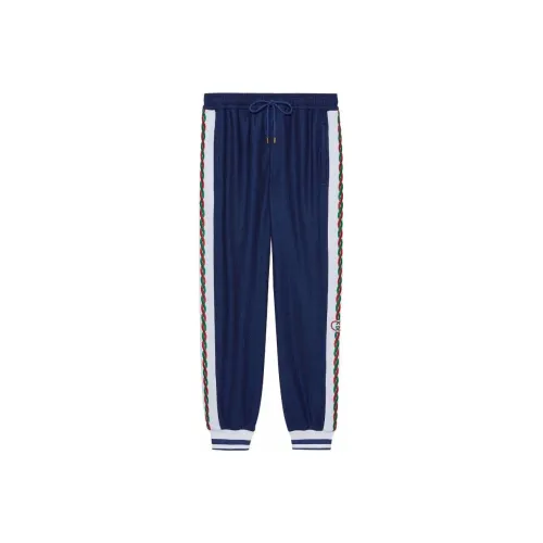 GUCCI SS22 Knitted Sweatpants Men's Blue