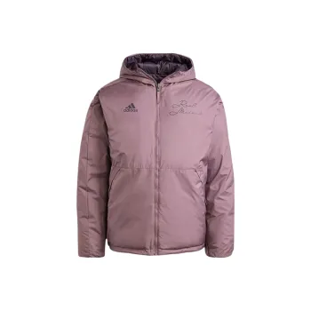 Adidas Real Madrid FW24 DOWN JACKET Puffer Jacket Men's Dark Gray Brown