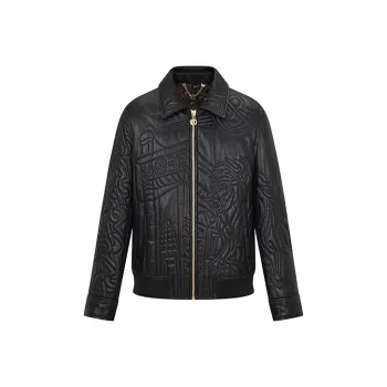 RARE Leather Jacket Men's Black