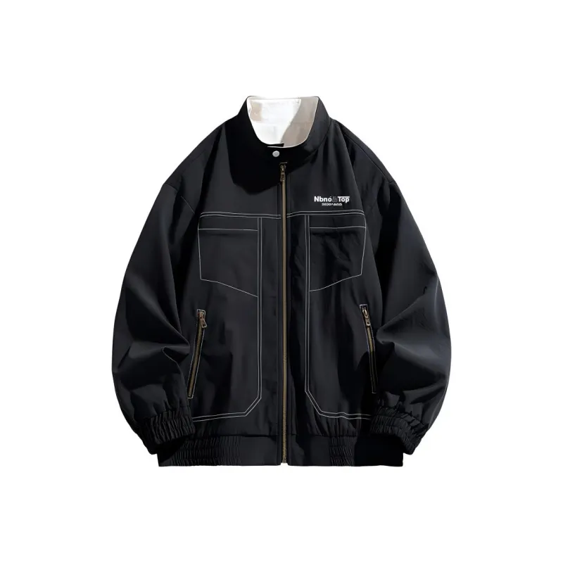 NBNO Jackets Coats Unisex Black-0