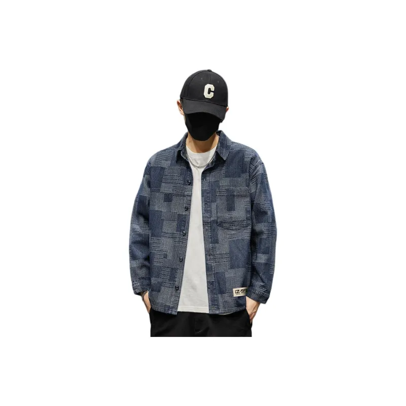 Tonlion Denim Jacket Unisex Blue Tone-0