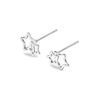 KIVA 999 Fine Silver Stud Earrings Unisex