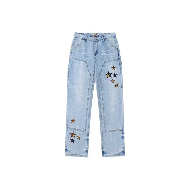 HARSH AND CRUEL Jeans Unisex-5