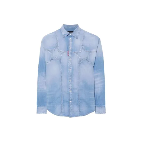 DSQUARED 2 Twin Stars Denim Shirt