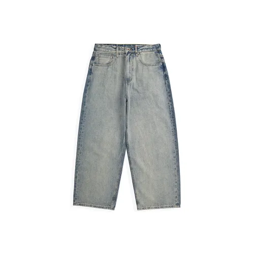 ZENGZHI Jeans Unisex Vintage