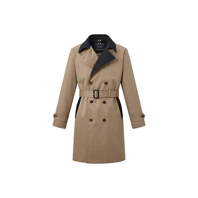 HAZZYS Trench Coats Men Camel-0