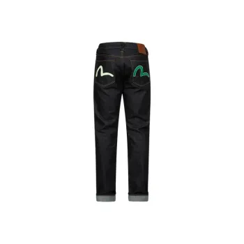 EVISU Slim leg Logo patches Jeans