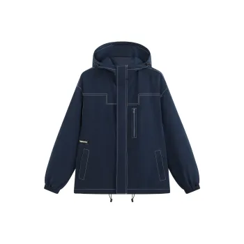 Endless Abyss Jackets Coats Unisex Navy Blue